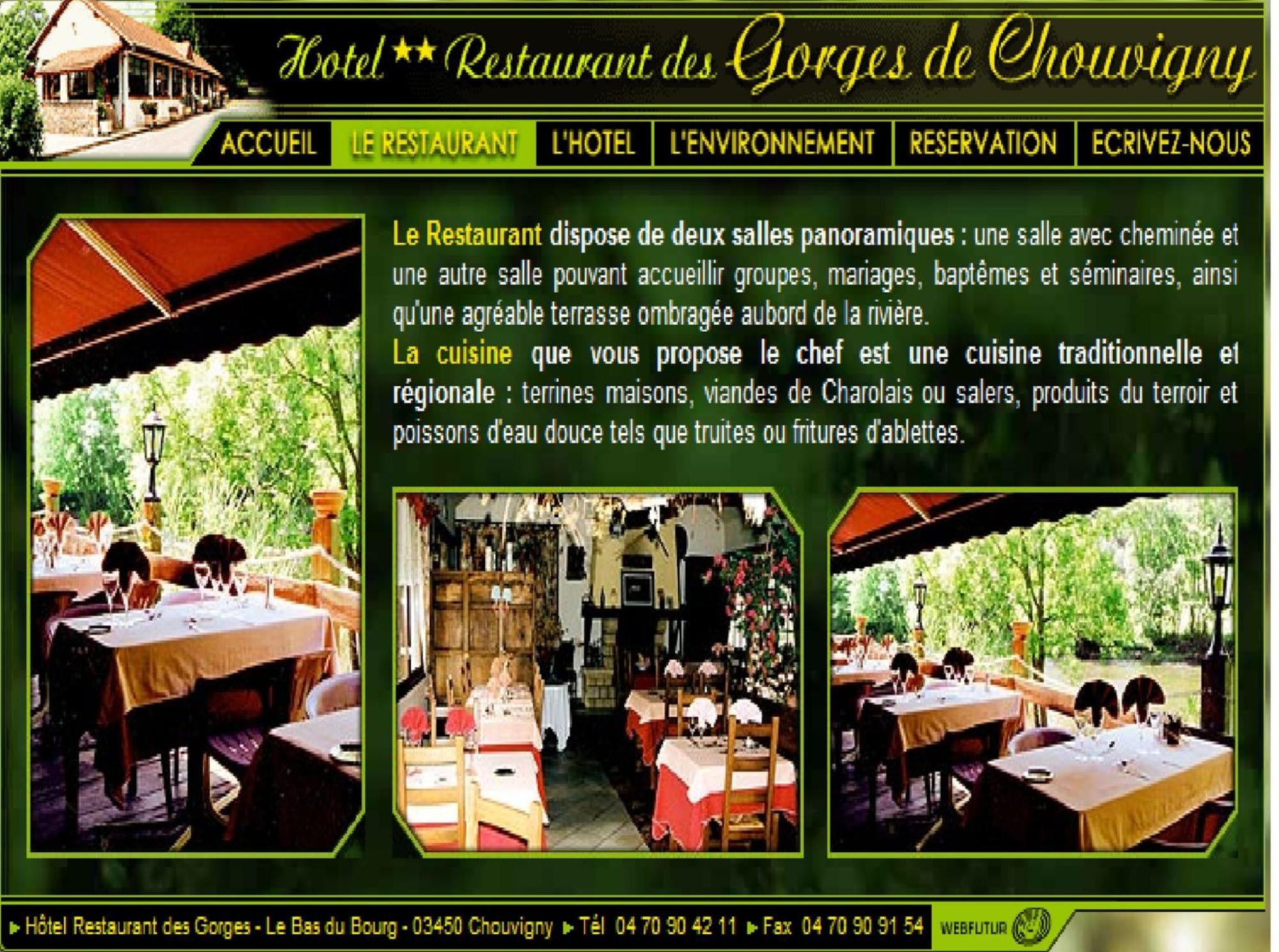 Hotel Restaurant Les Gorges De Chouvigny 외부 사진